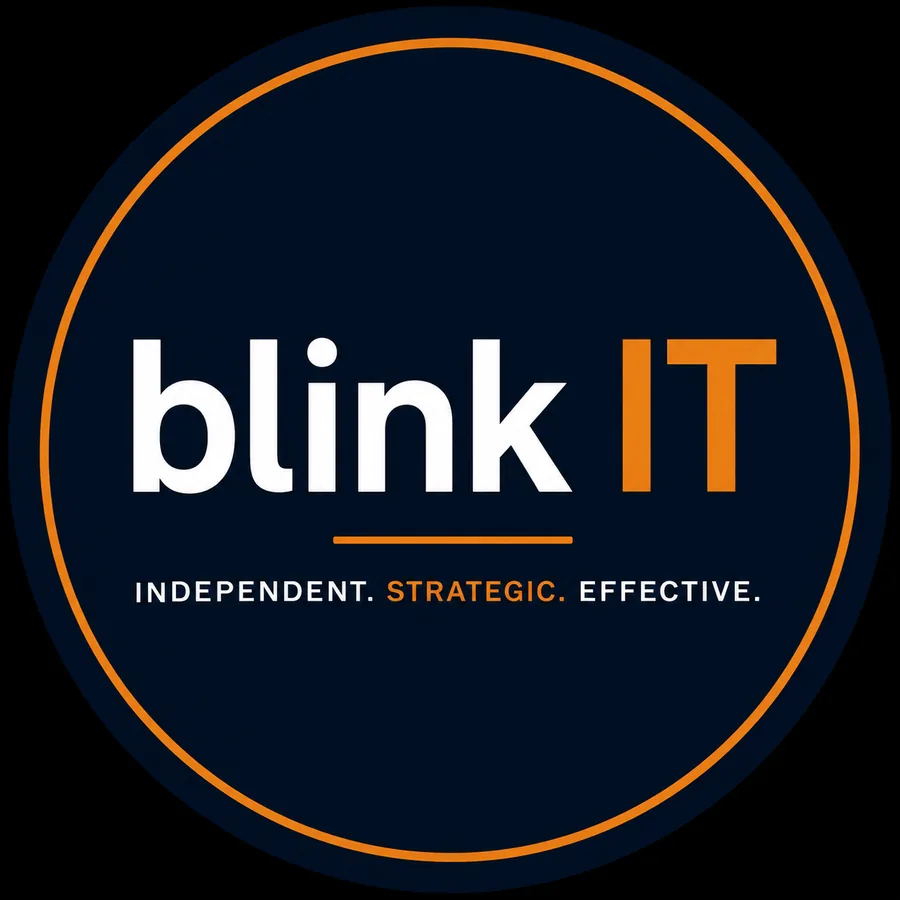Logo van Blink IT, de IT-consultancy van Bram